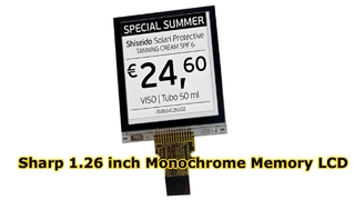 Sharp 1.26 Inch Monochrome LCD Panel LS013B7DH05